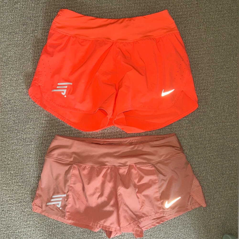 Nike Shorts, one low waisted, one high waisted, size medium 2